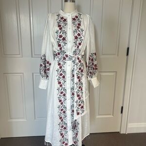 Zimmermann White Linen Dress